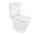 Misa kombi stojaca WC Roca Gap Rimless Square, 65x36.5cm, odtok dvojitý, biela