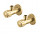 Zaworki pod Baterię 2 sztuki Vema Otago, brushed gold