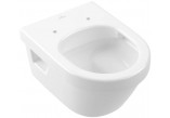 Misa WC lievikový Compact bez kołnierza wewnętrznego, podwiaszana, Villeroy & Boch Architectura, Weiss Alpin CeramicPlus