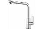 Drezová batéria Franke Maris pull-out spray , výška 295mm, otočné výtokové rameno, chróm