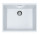 Drez Franke Tectonite Sirius SID 110-50, 525 x 440x mm do podbudowy - biely polarny