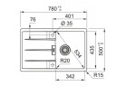 Drez Franke Centro CNG 611-78, onyx