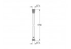 Hadica sprchový Grohe Silverfles 1,75m - polished nickiel