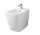 Bidet ArtCeram A16 na postavení 36x52cm, biely