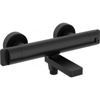 Vaňová Batéria termostatická, Deante, titanium