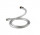 Sprchovou hadicou Excellent Round Silver, 1500mm - silver