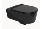 Závesné wc WC Flaminia Link 56 x 36 x 20 cm, čierna