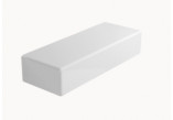 Polička na stěnu Flaminia Brick biela lesklá, 53 x 19,5 x 11 cm- sanitbuy.pl