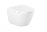 Závesné wc Roca Ona Compacto Rimless, 48x36cm, biely