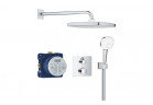 Podomietkový Sprchový set s hlavovou sprchou Tempesta 250 Cube, Grohe Groheterm, chróm