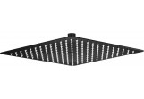 Horná sprcha sprchové oceľový 250x250mm, Deante Cascada - nero (čierna matnéný)
