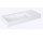 Umývadlo stenová ľavé 100.5x45.5cm, Elita Solid-Surface, white matnéný