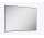 Zrkadlo LED 120/80cm, Elita Sharon Square, black