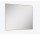 Zrkadlo LED 100/80cm, Elita Sharon Square, gold