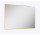 Zrkadlo LED 120/80cm, Elita Sharon Square, gold