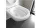 Závesné wc Villeroy&Boch Omnia Architectura, 53x37 cm, bez splachovacieho kruhu S povrchom CeramicPlus, s pozvoľným sklápaním sedadlo široké