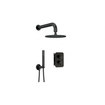 Sprchový set podomietkový z BOXem mieszaczowym, Deante Arnika, nero