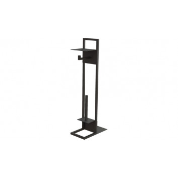 Závěs toaletního papíru nástenný s policou , Deante Mokko, nero