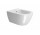 Závesný bidet GSI Pura 55x36 cm s jedným ventilom na batérie - Glossy White