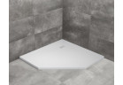 Sprchová vanička konglomeratowy pięciokątny Radaway Kyntos PT 100x100x3cm - biely