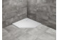 Päťuholníková vanička levý s panelom Radaway Doros PT E Compact 100x80cm biely