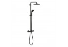 Sprchový set Grohe Vitalio Start System 250 s termostatom na montáž na stenu - matte black