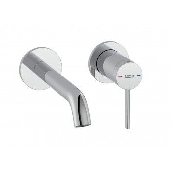 Umyvadlová batéria Roca Ona páková, na postavení - čierna