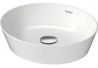 Umývadlo Duravit Cape Cod na postavenie na dosku 40x36 cm, S povrchom WonderGliss - biela 