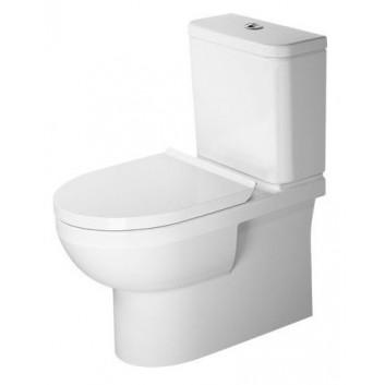 Misa toaletná Závěsná Compact Duravit Rimless DuraStyle - biela S povrchom WonderGliss