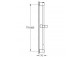 Sprchová tyč Grohe Rainshower Smartactive, 900mm, brushed hard graphite