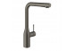 Drezová batéria Grohe Essence SmartControl, výsuvná sprcha - brushed hard graphite