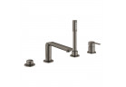 Vaňová Batéria Grohe Lineare 4-otvorová - brushed hard graphite