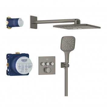 Podomietkový Sprchový set Grohe Grohtherm Smartcontrol, s termostatom, 2 výstupy vody, chróm