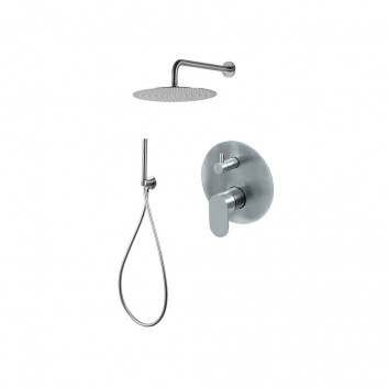 System sprchový Demm Drake, podomietkový, 2 výstupy vody, Horná sprcha 20cm, chróm