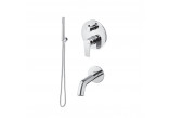 Sprchový set Vema Timea, podomietkový, 2 výstupy vody, Horná sprcha 30cm, chróm