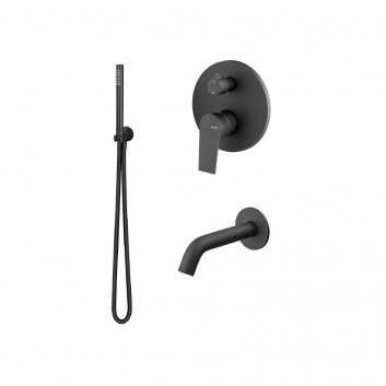 Sprchový set Vema Timea, podomietkový, 2 výstupy vody, s výtokovým ramenom 17cm, chróm