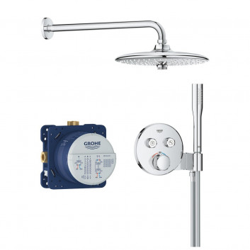 Sprchový set Grohe Grohtherm SmartControl, podomietkový, Batéria termostatická, z a sprchovou hlavou sprchovým, chróm