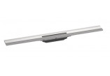 Vrchná sada odpływu Hansgrohe RainDrain Flex, 80 cm, montáž przy ścianie - čierna matnéný