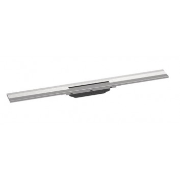 Vrchná sada odpływu Hansgrohe RainDrain Flex, 80 cm, montáž przy ścianie - čierna matnéný