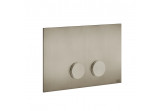 Ovládacie tlačidlo Gessi, dla stelaży Sigma 8 i 12 - Finox Brushed Nickel