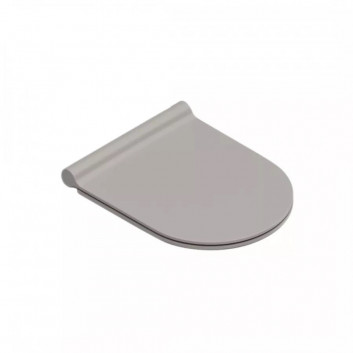 Misa Catalano Sfera 55x35 cm Závěsná Silentech (bez kołnierza) - tortora matnéný
