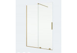 Pevná bočná stena walk-in Sanswiss Easy STR4P, 90x200cm, univerzálna, sklo číre, profil čierna