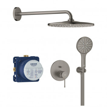 Sprchový set podomietkový s hlavovou sprchou Rainshower mono 310 , Grohe Essence, nerez
