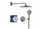 Sprchový set podomietkový s hlavovou sprchou Rainshower mono 310 , Grohe Essence, nerez