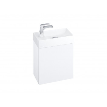 Skrinka pod umywalkę mini Ravak SD Classic II 40x22x50 cm, Závěsná, ľavé - biely lesklá