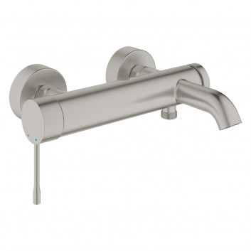 Vaňová Batéria Grohe Essence, na stěnu, páková - phantom black