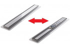 Žľab Wiper New Premium Revers s prírubou, 80 cm, sifón drop 35 - szlif
