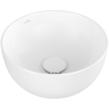Umývadlo Villeroy&Boch Artis na postavenie na dosku, śr. 43 cm, Weiss Alpin