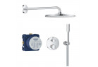 Sprchový set Grohe Precision Thermostat s hlavovou sprchou Vitalio Rain Mono 310 - chróm