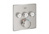 Batéria podomietková Grohe Grohtherm SmartControl termostatická 3-prijímače vody farba nerez